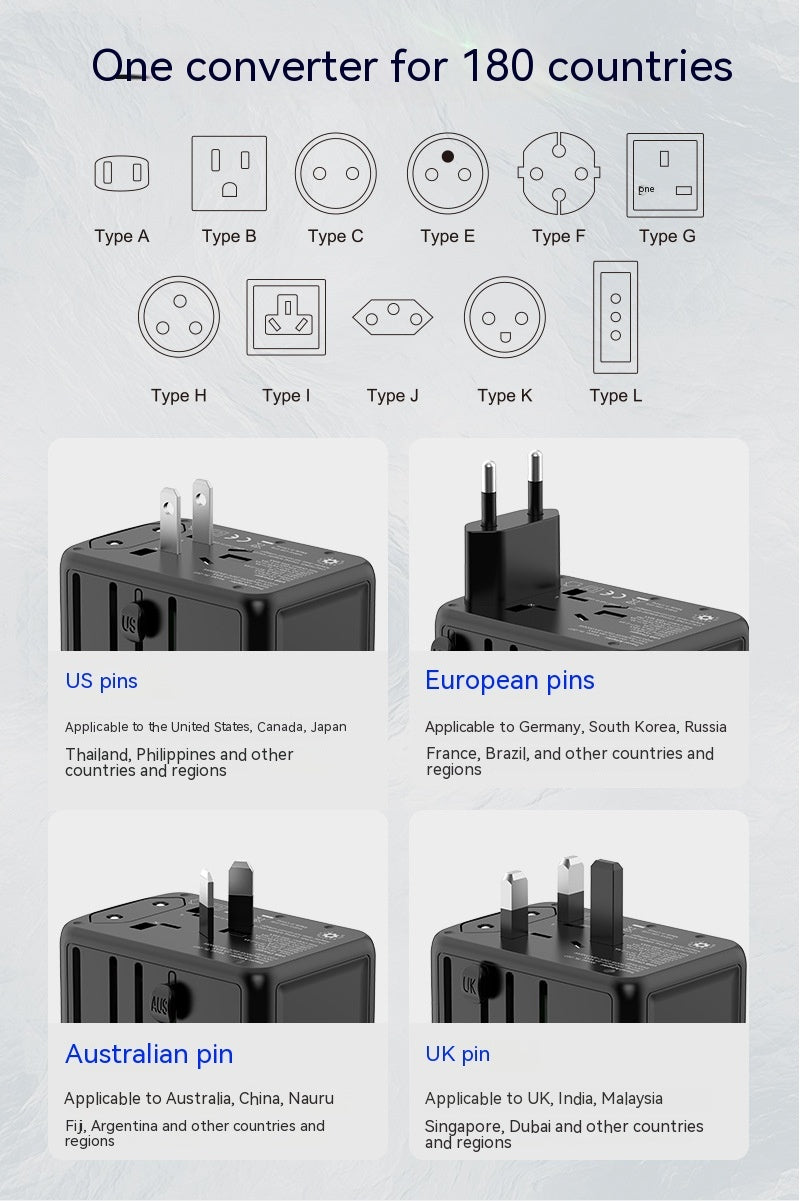 Universal Travel Plug Dual C