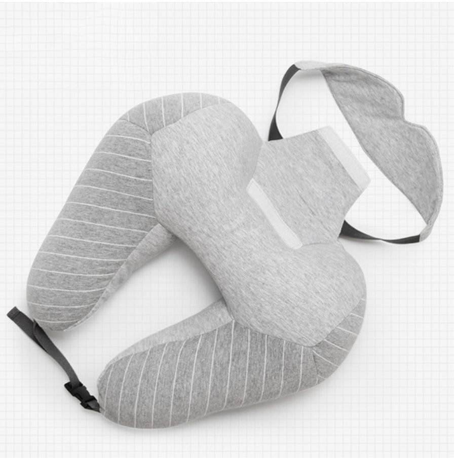 U-Shaped Foam Particle Neck Travel Pillow