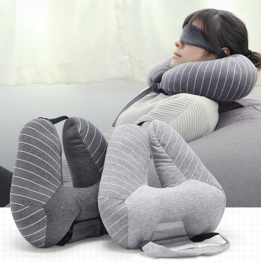 U-Shaped Foam Particle Neck Travel Pillow