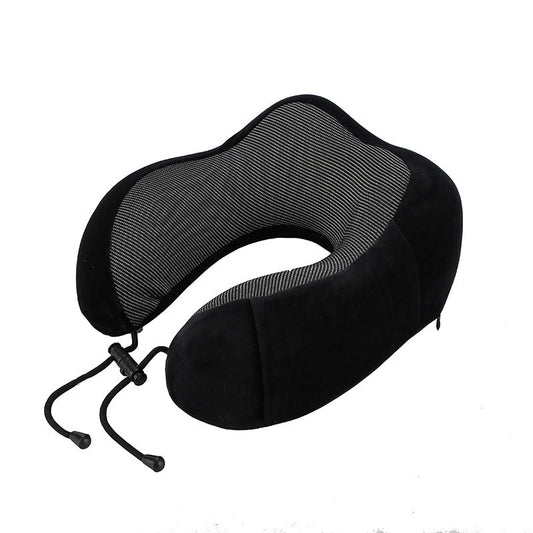 U-Shaped Memory Foam Travel Neck Pillow with Magnetic Cloth