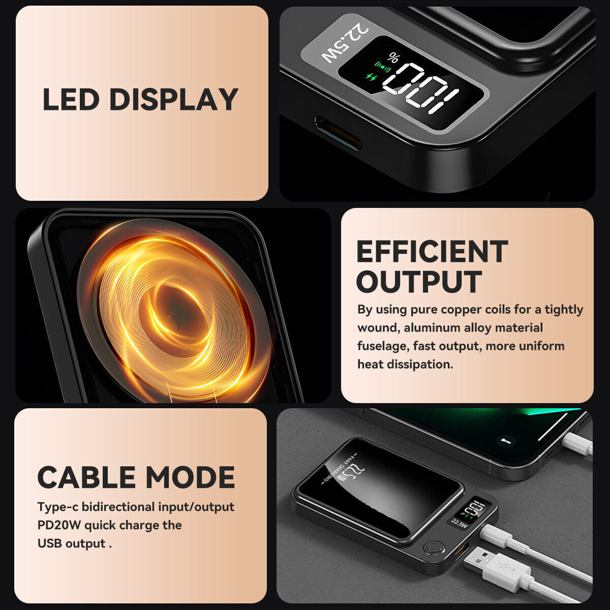 Magsafe Wireless Power Bank 12000mAh